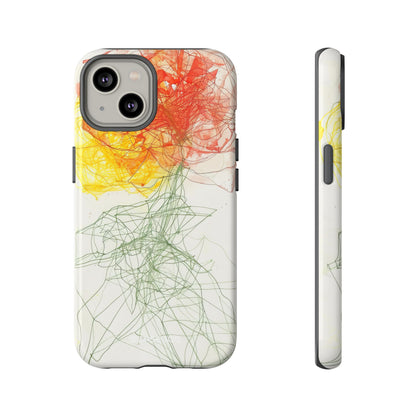 Fiery Blossom | Protective Phone Case for iPhone