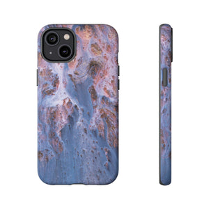 Blue Ice Ink Art iPhone Case (Protective) iPhone 14 Plus Matte Phone Case