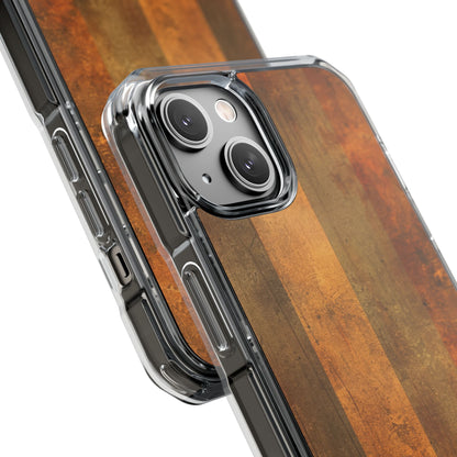 Rustic Striped Texture iPhone 14 - Impact Clear+