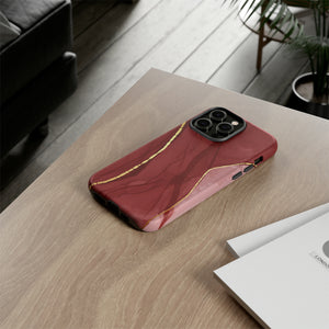 Dark Red - Protective Phone Case