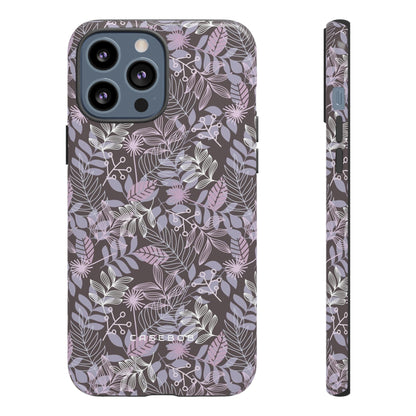 Dark Purple Leaf - Protective Phone Case