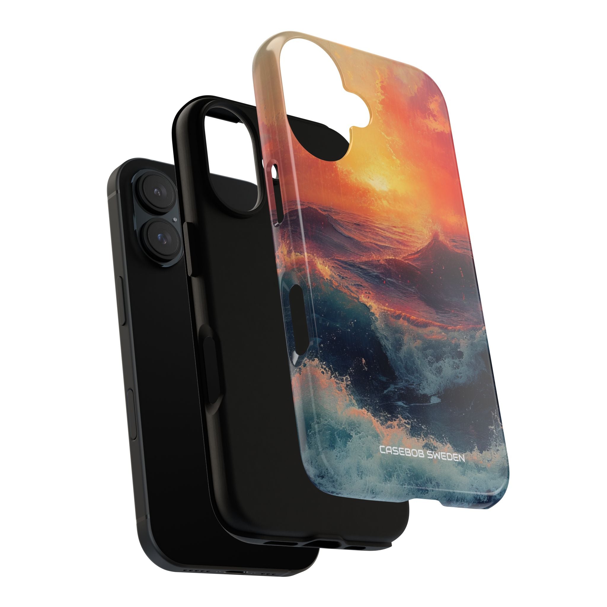 Ocean Sunset Waves - Tough iPhone 16 Phone Case