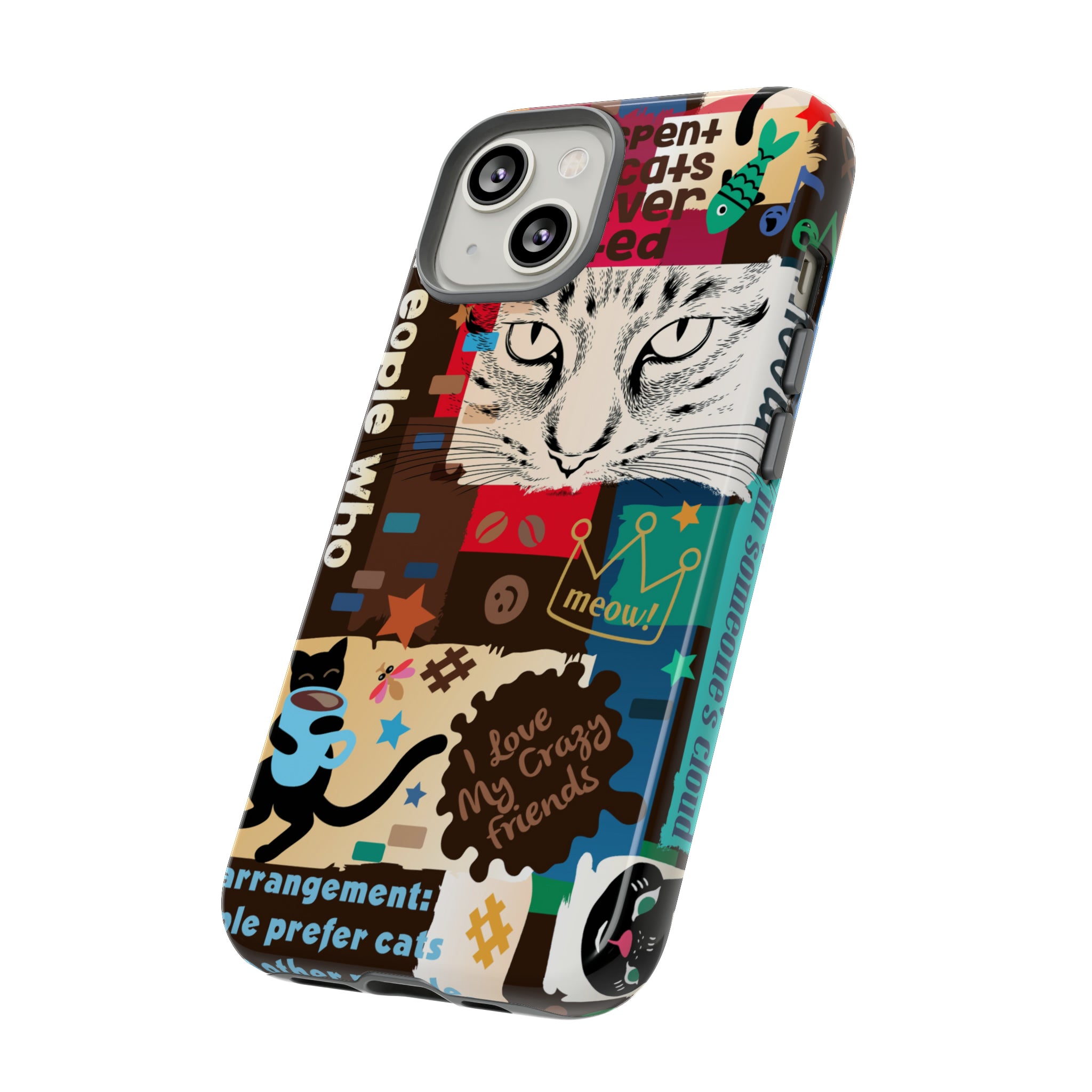 Cat Collage - Protective Phone Case