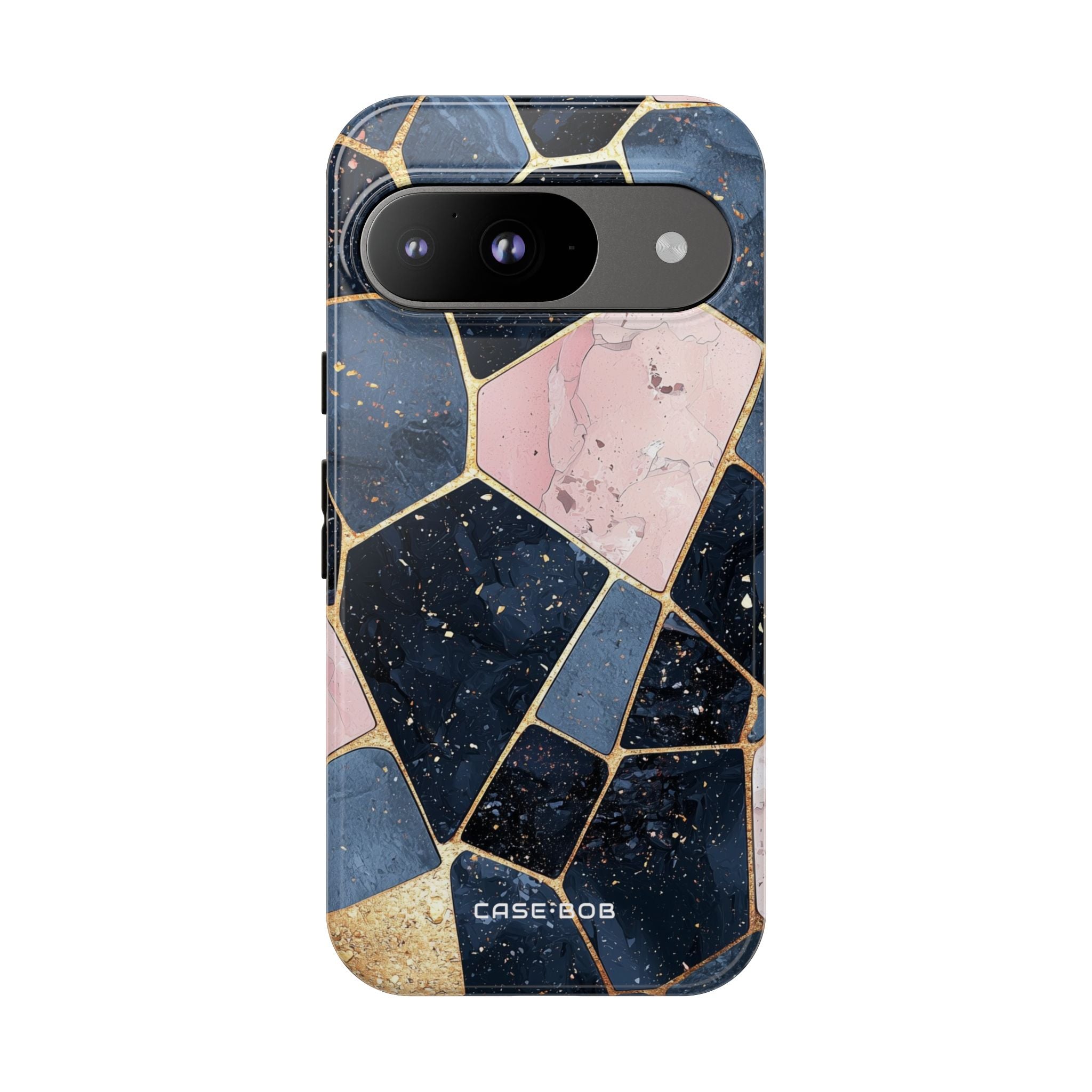 Golden Mosaic Google Pixel 9 Case - Tough