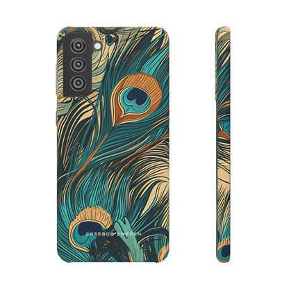 Art Nouveau Peacock Elegance Samsung S21 - Slim Phone Case