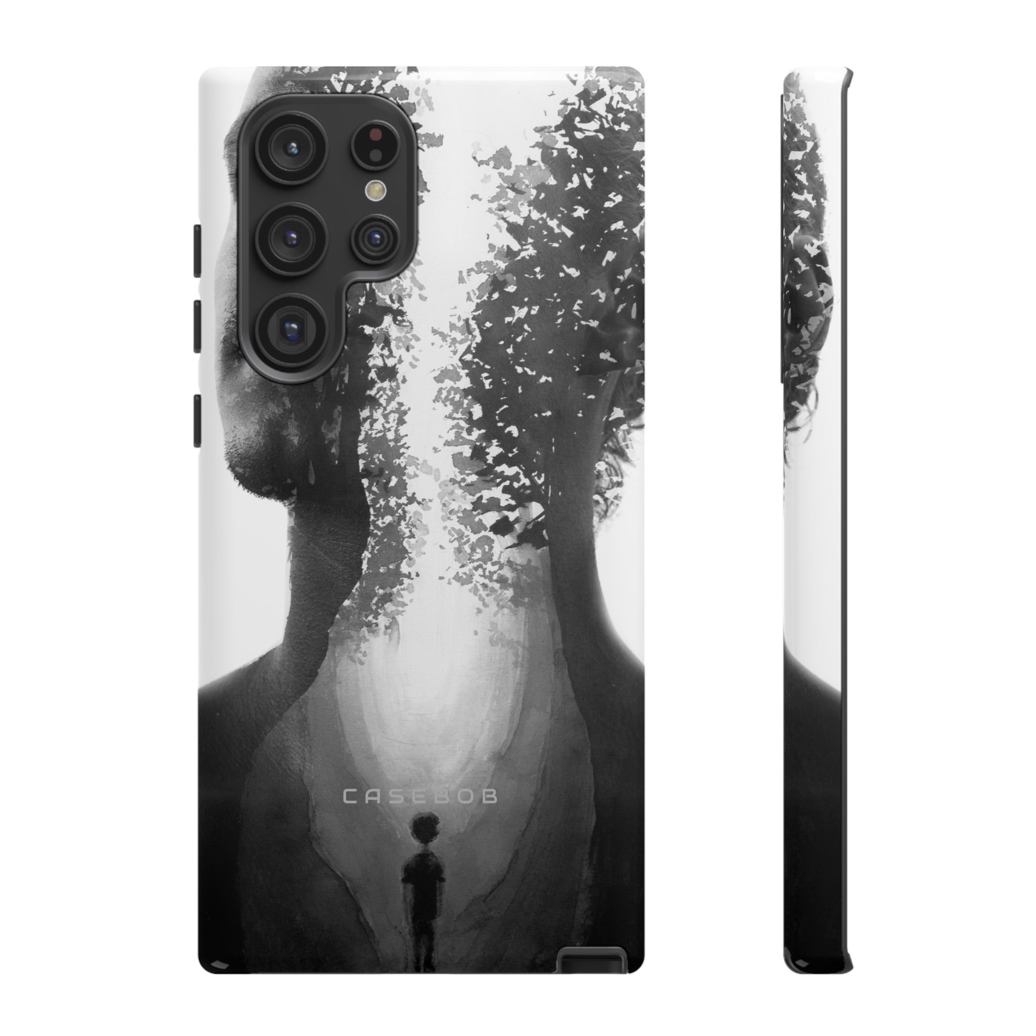 Line Art Love - Protective Phone Case