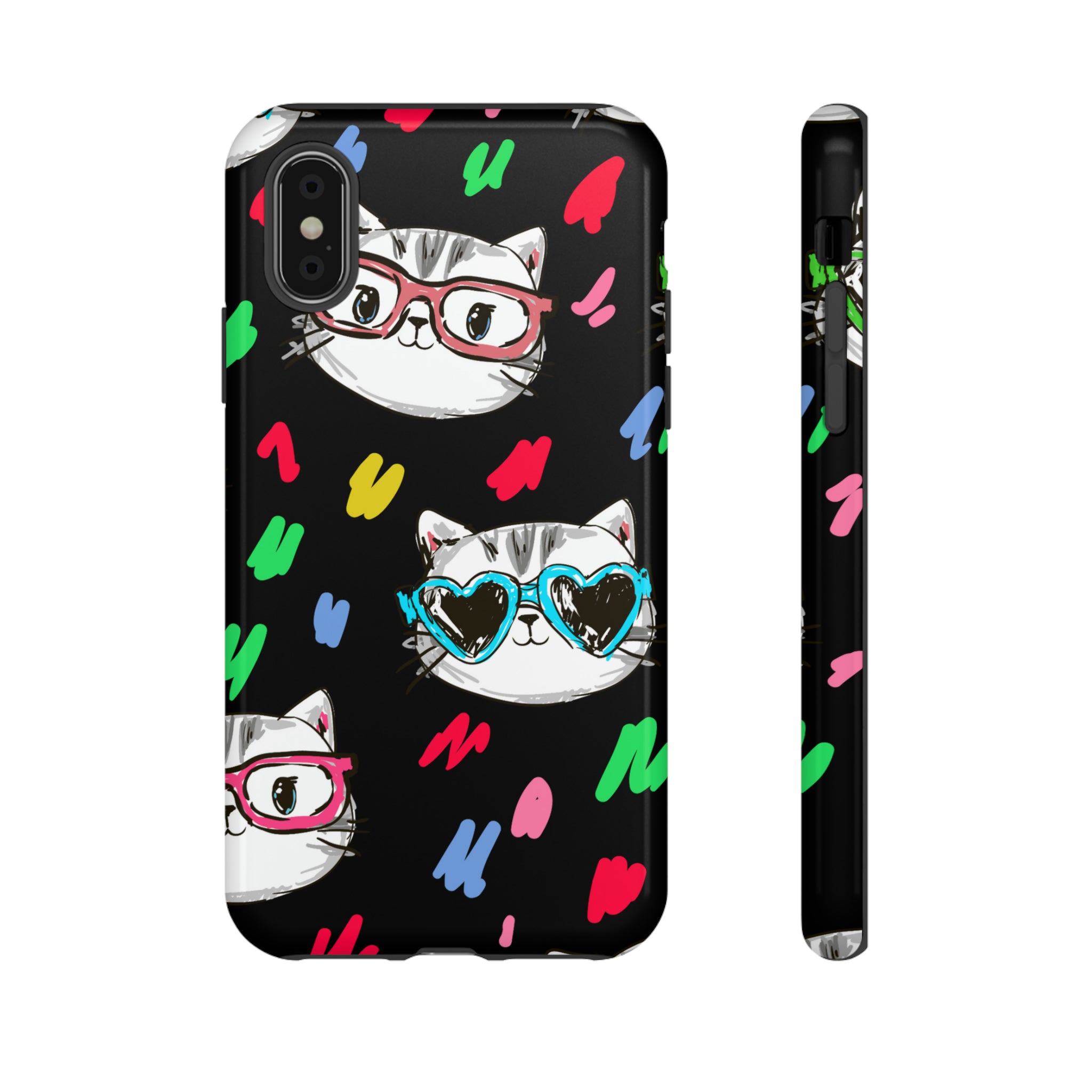 Cat Coloring - Protective Phone Case