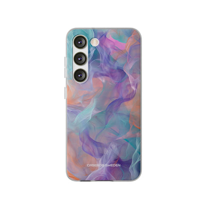 Dreamy Teal Flow - Flexi Samsung S23 Phone Case