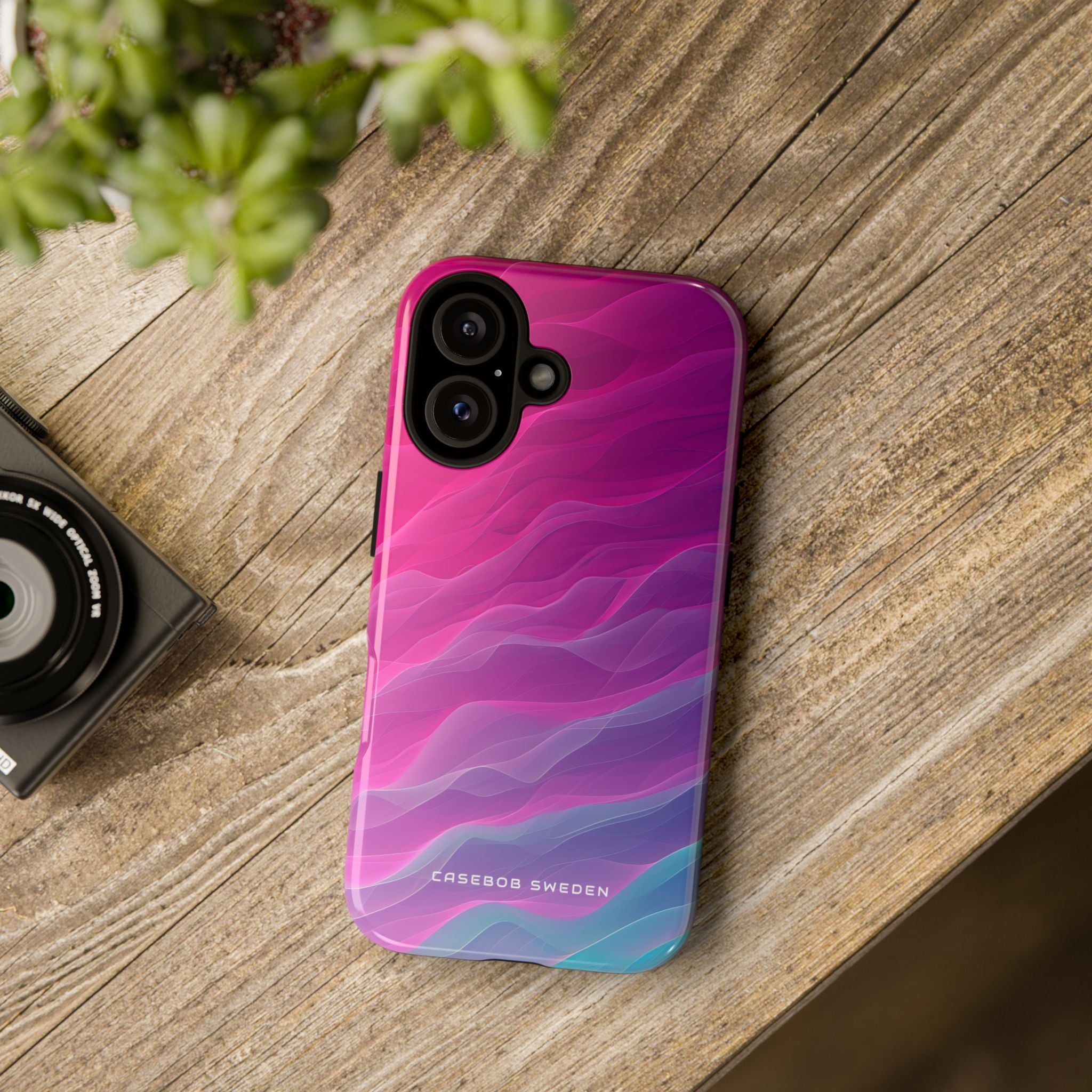 Gradient Oceanflow Waves iPhone 16 - Tough Phone Case