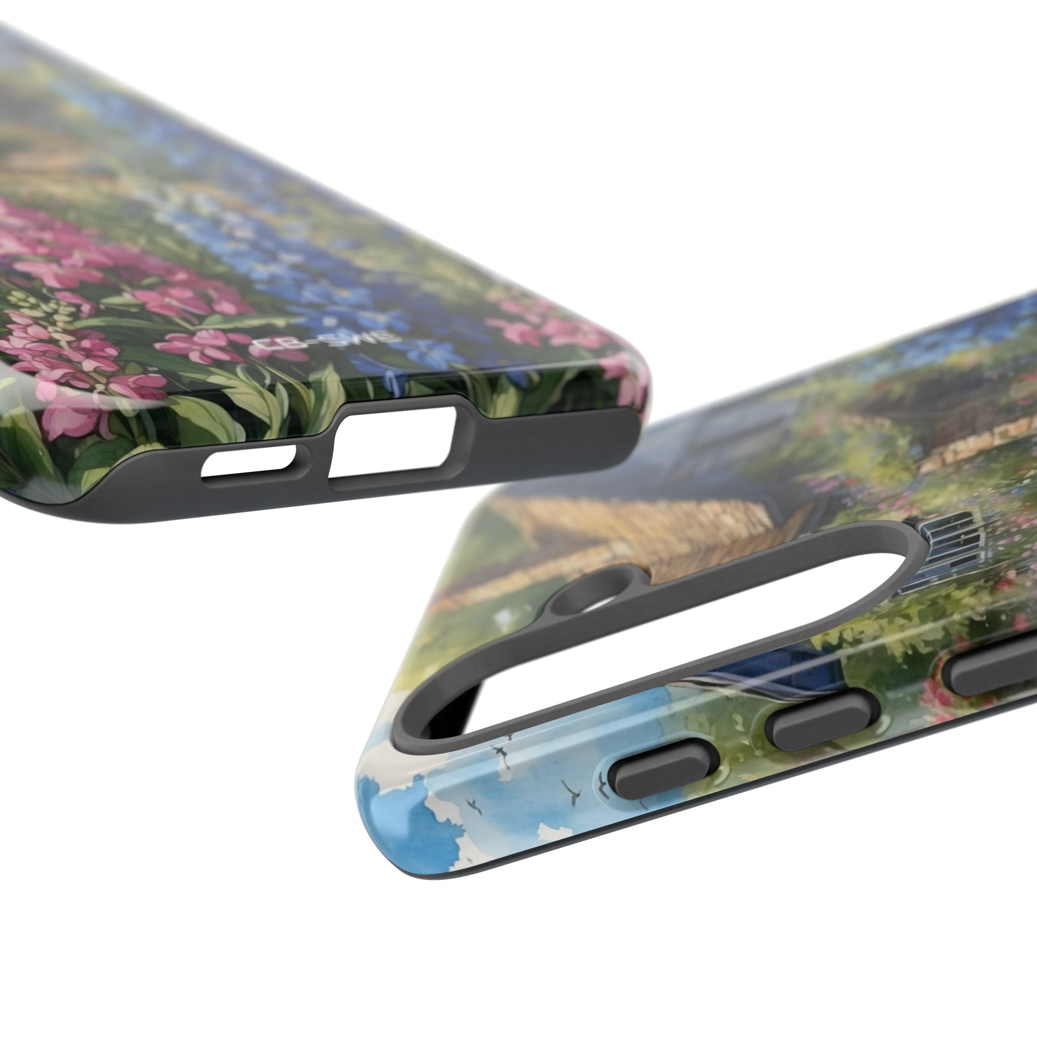 Cottage Surrounded Blossoms - Samsung Case