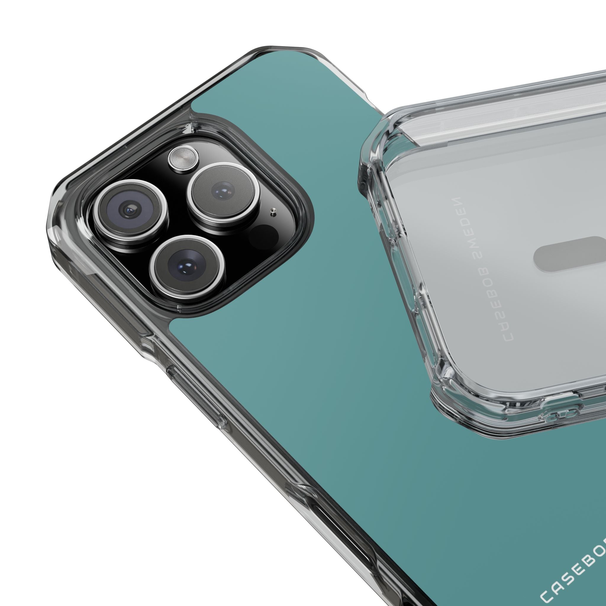 Cadet Blue iPhone 16 - Clear Impact Phone Case