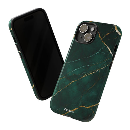 Emerald Veins Flow - iPhone Case