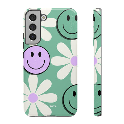 Playful Retro Blooms - Samsung Case