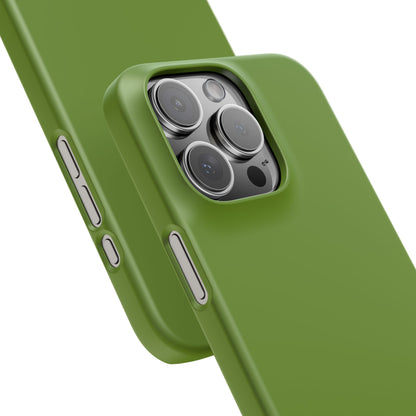 Olive Drab iPhone 16 - Slim Phone Case