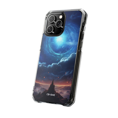 Celestial Vortex Journey iPhone Case - Impact