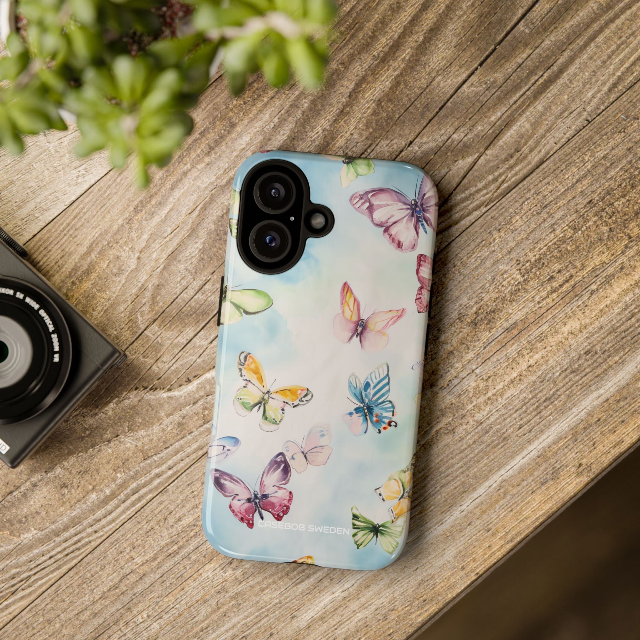 Watercolor Butterfly Bliss - Tough iPhone 16 Phone Case