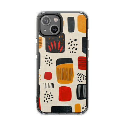 Vibrant Shapes Dance iPhone Case - Impact