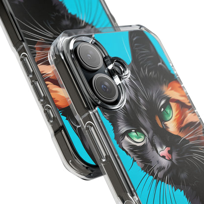 Curious Cat Stare iPhone Case - Impact