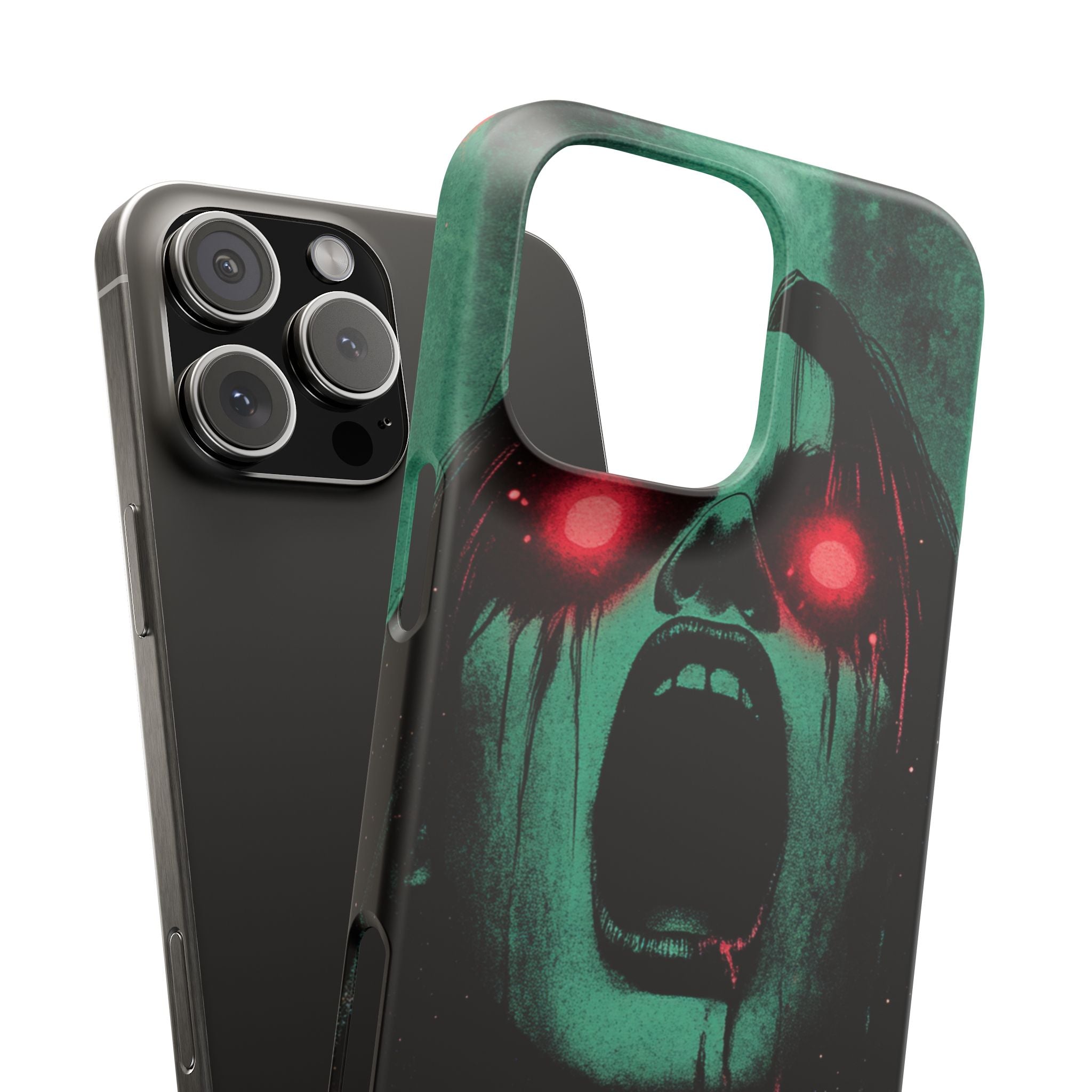 Haunting Glow of Gothic Eyes iPhone 16 - Slim Phone Case