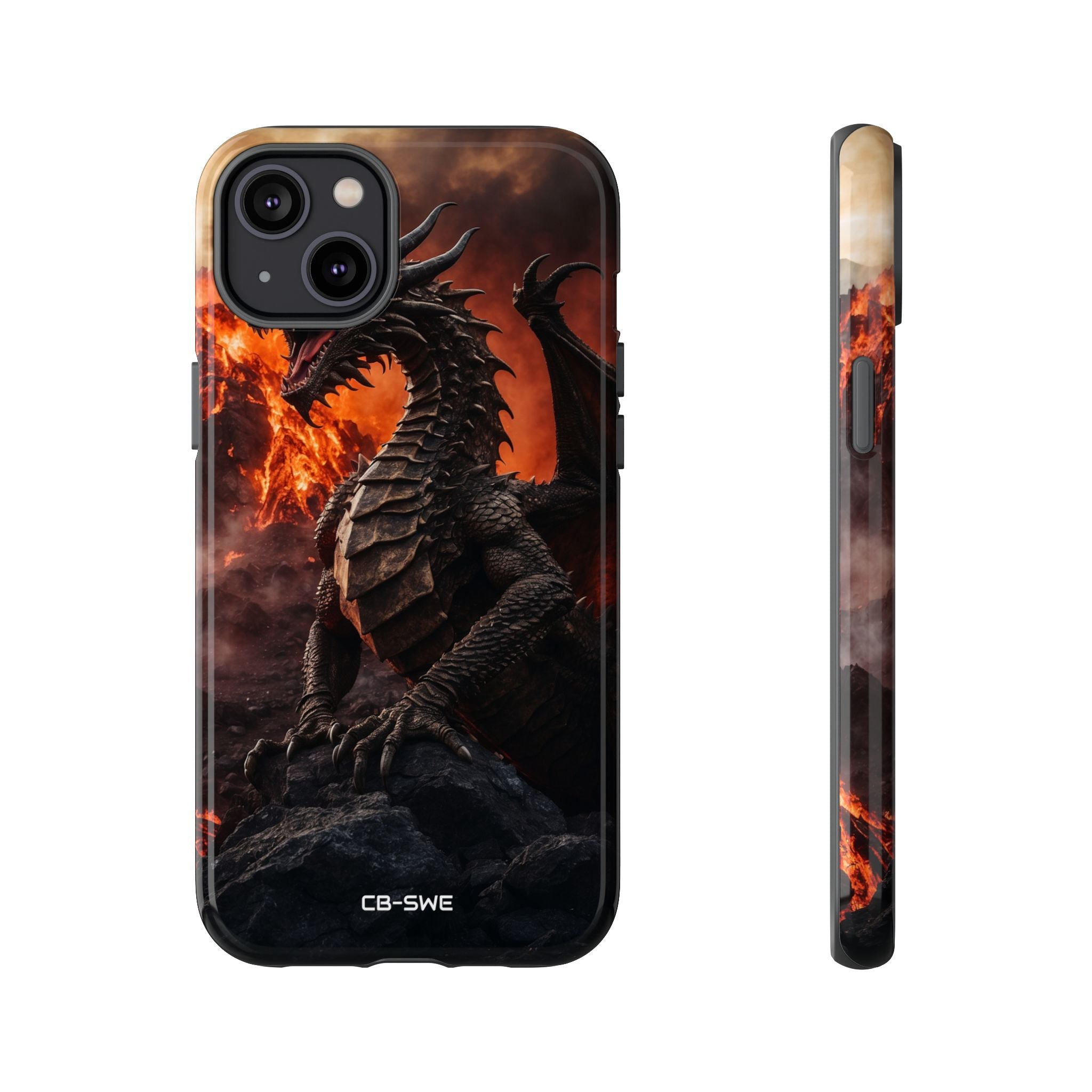 Fiery Dragon Soars - iPhone Case