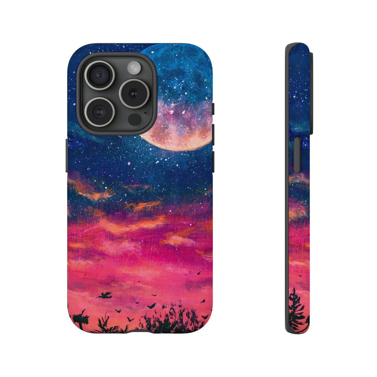 Oil painting - Big Planet - Protective Phone Case