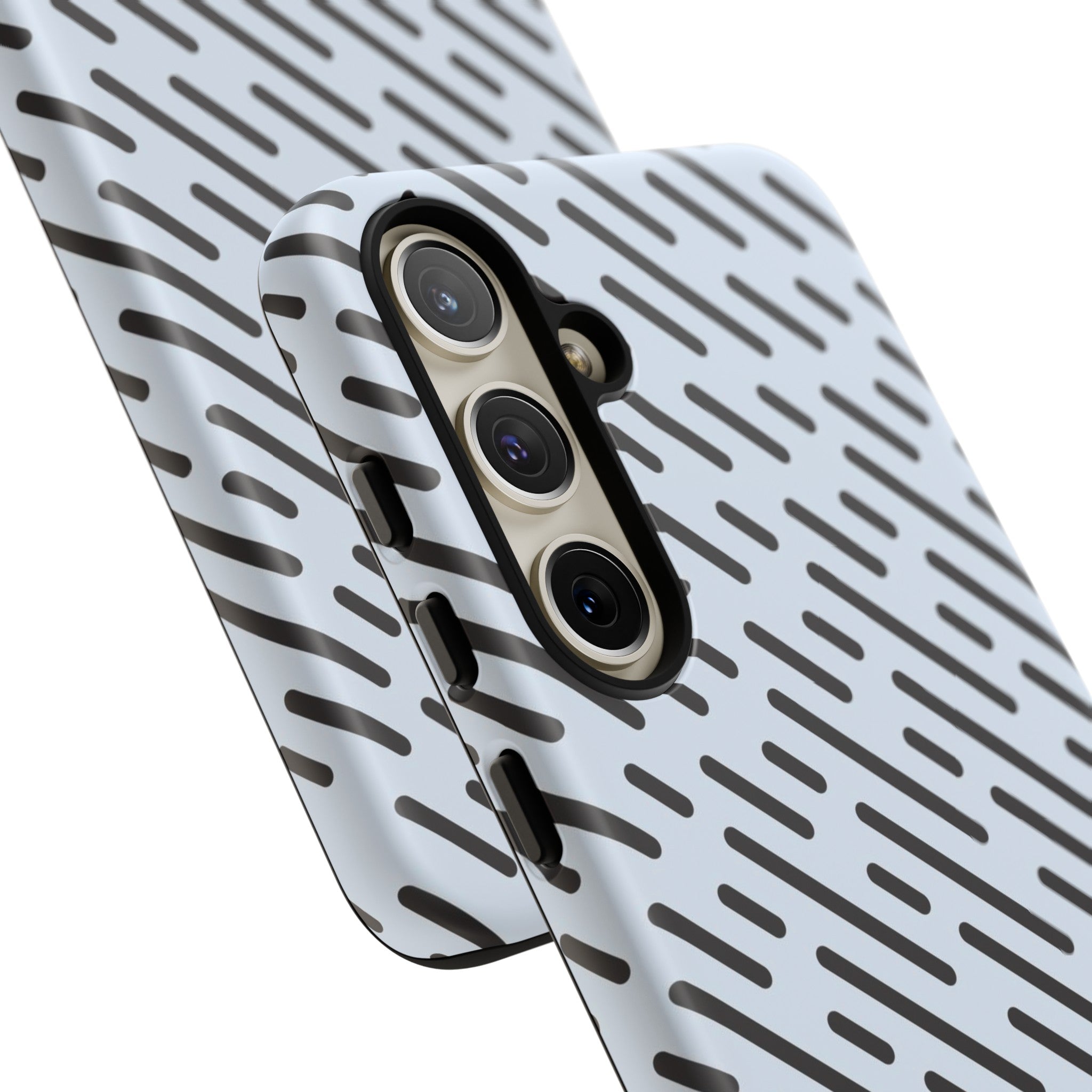 Monochrome Dash - Protective Phone Case