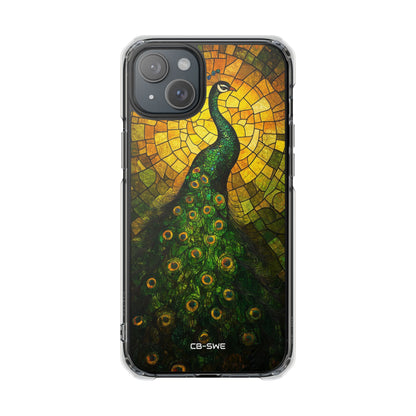 Peacock Spreads Light iPhone Case - Impact