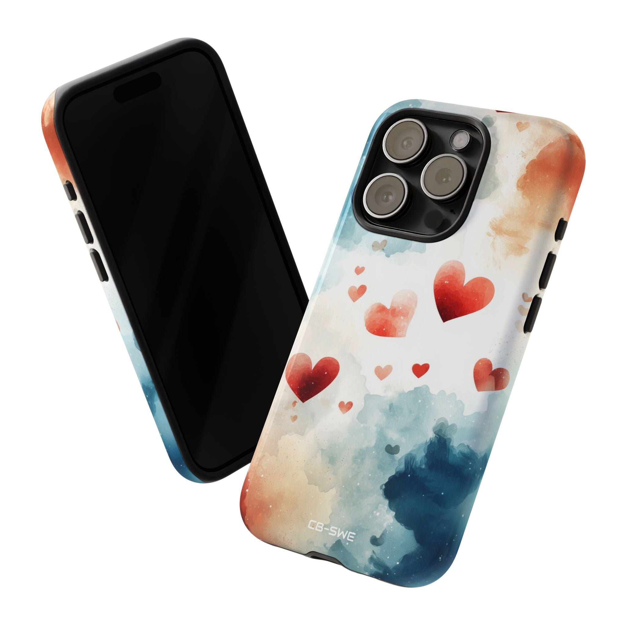 Floating Hearts Dance - iPhone Case