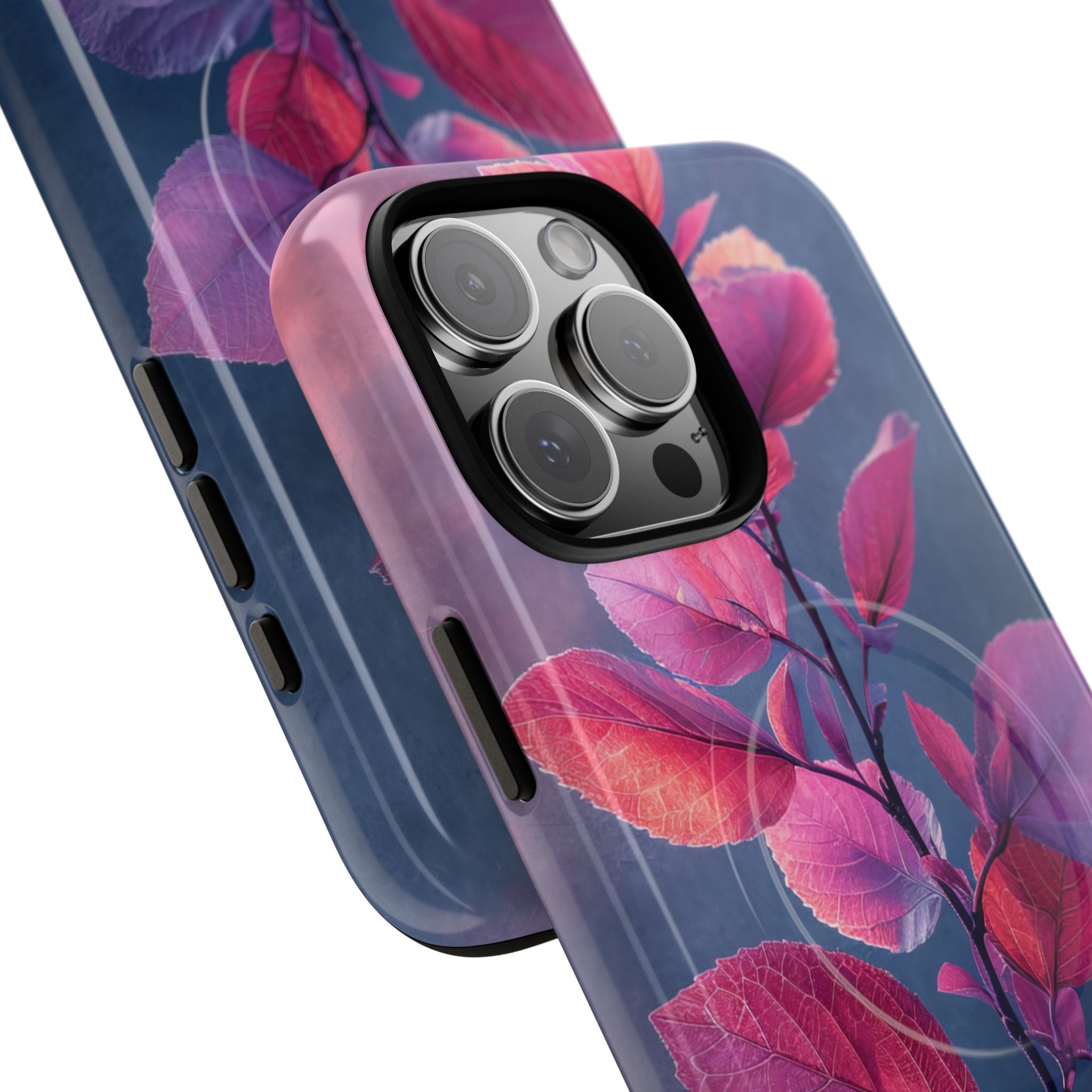 Pink Blue Nature - Tough + MagSafe® iPhone 16 Phone Case