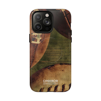 Vintage Football Textures iPhone 14 - Tough+