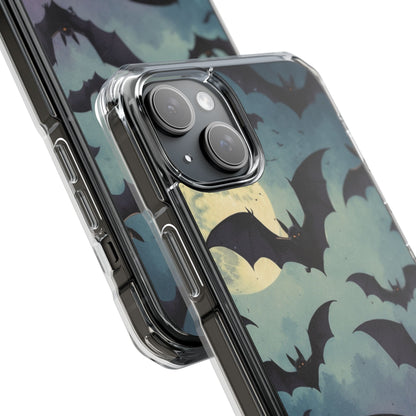 Glowing Bat Swarm iPhone 15 Plus Case - Impact