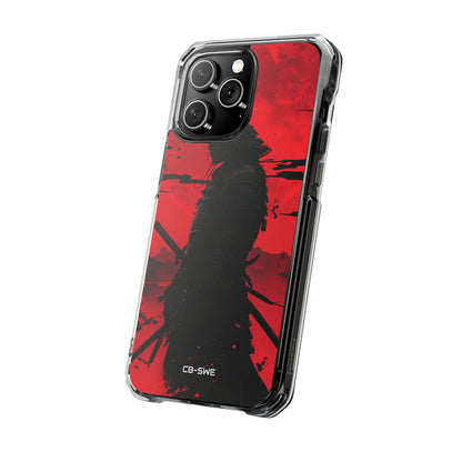 Red Samurai Shadow iPhone Case - Impact