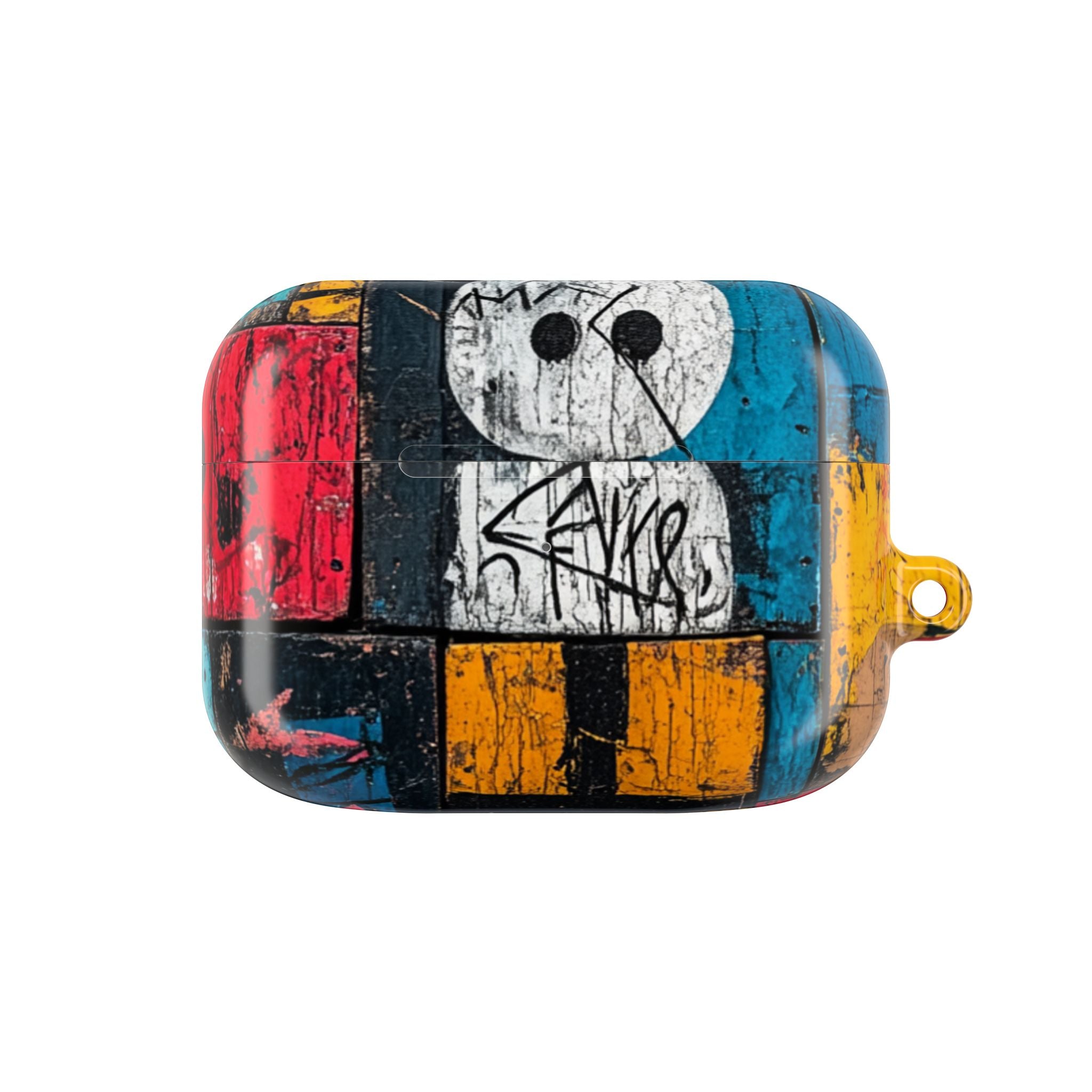 Valkoinen Orb Graffiti - AirPods Case
