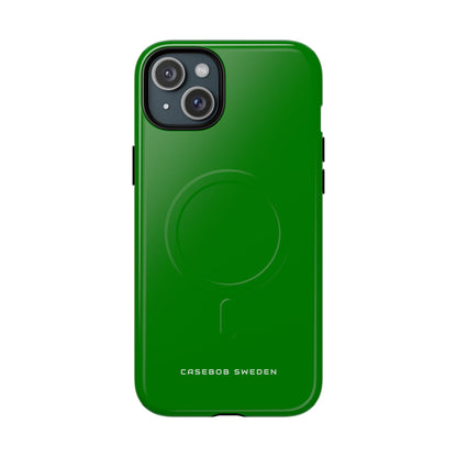 Green iPhone 15 | Tough+ Phone Case