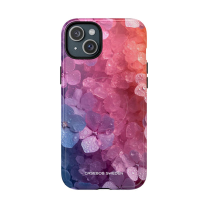 Floral Chill Blooms - Tough + MagSafe® iPhone 15 Phone Case