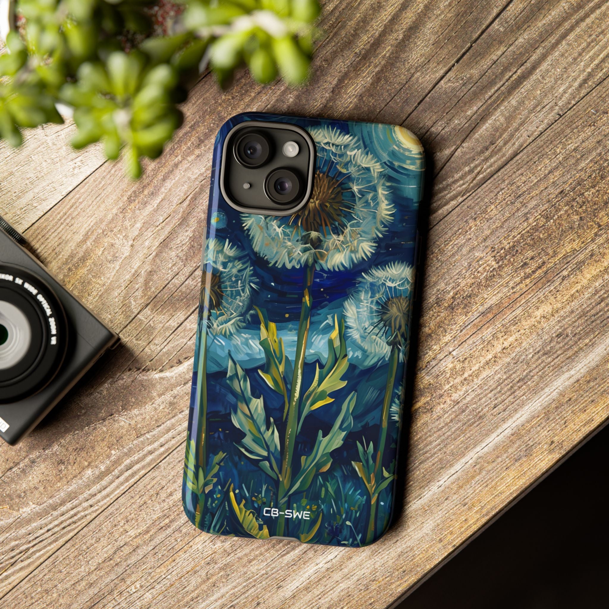 Dandelions Under Starlight - iPhone Case