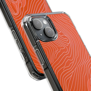 Pantone Tangerine  | Phone Case for iPhone (Clear Impact Case - Magnetic)