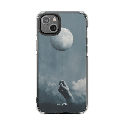 Moon Cradled Softly iPhone Case - Impact