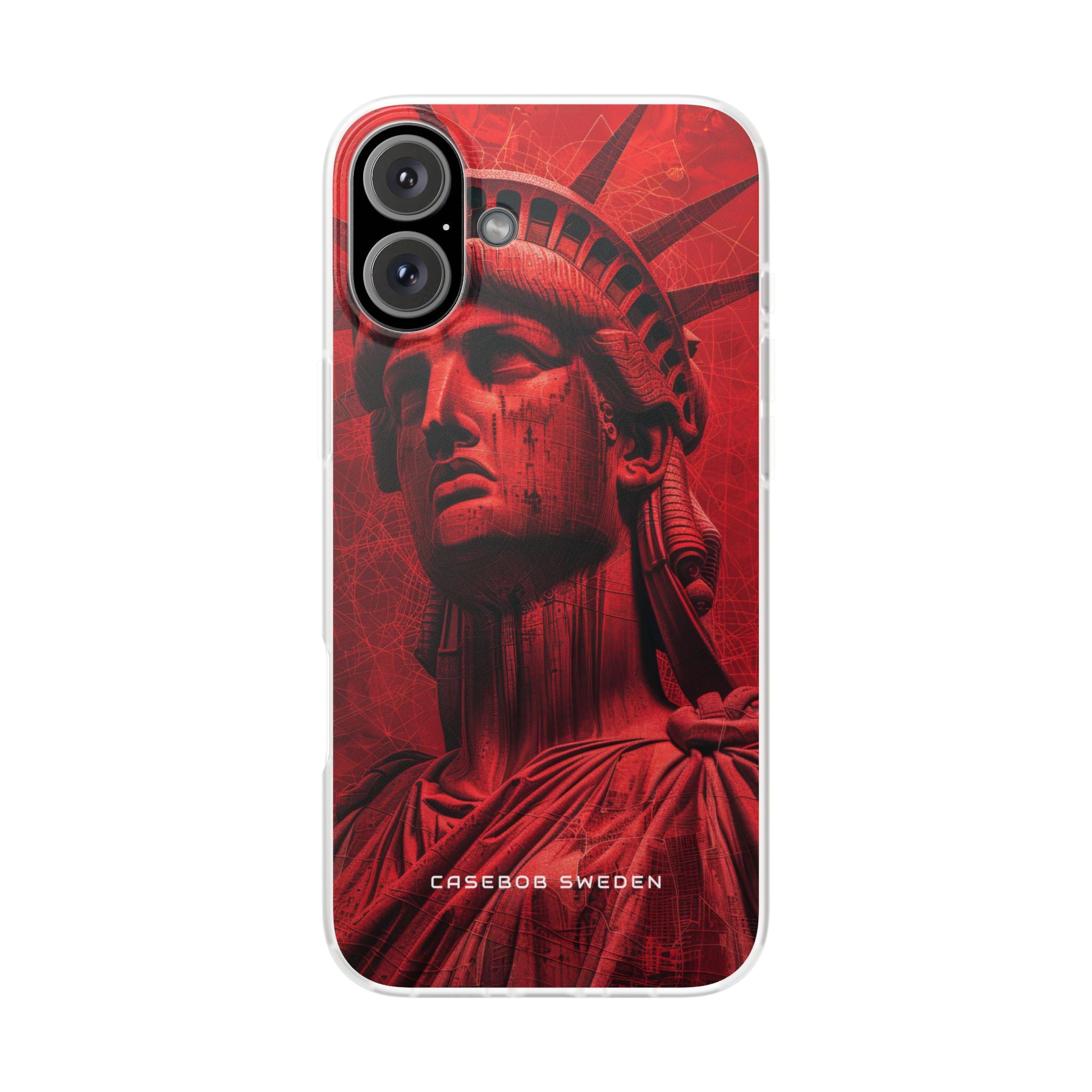 Zen Red Liberty Vision iPhone 16 - Flexi Phone Case