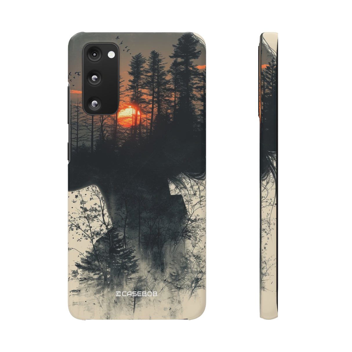 Tranquil Silhouette | Slim Phone Case for Samsung