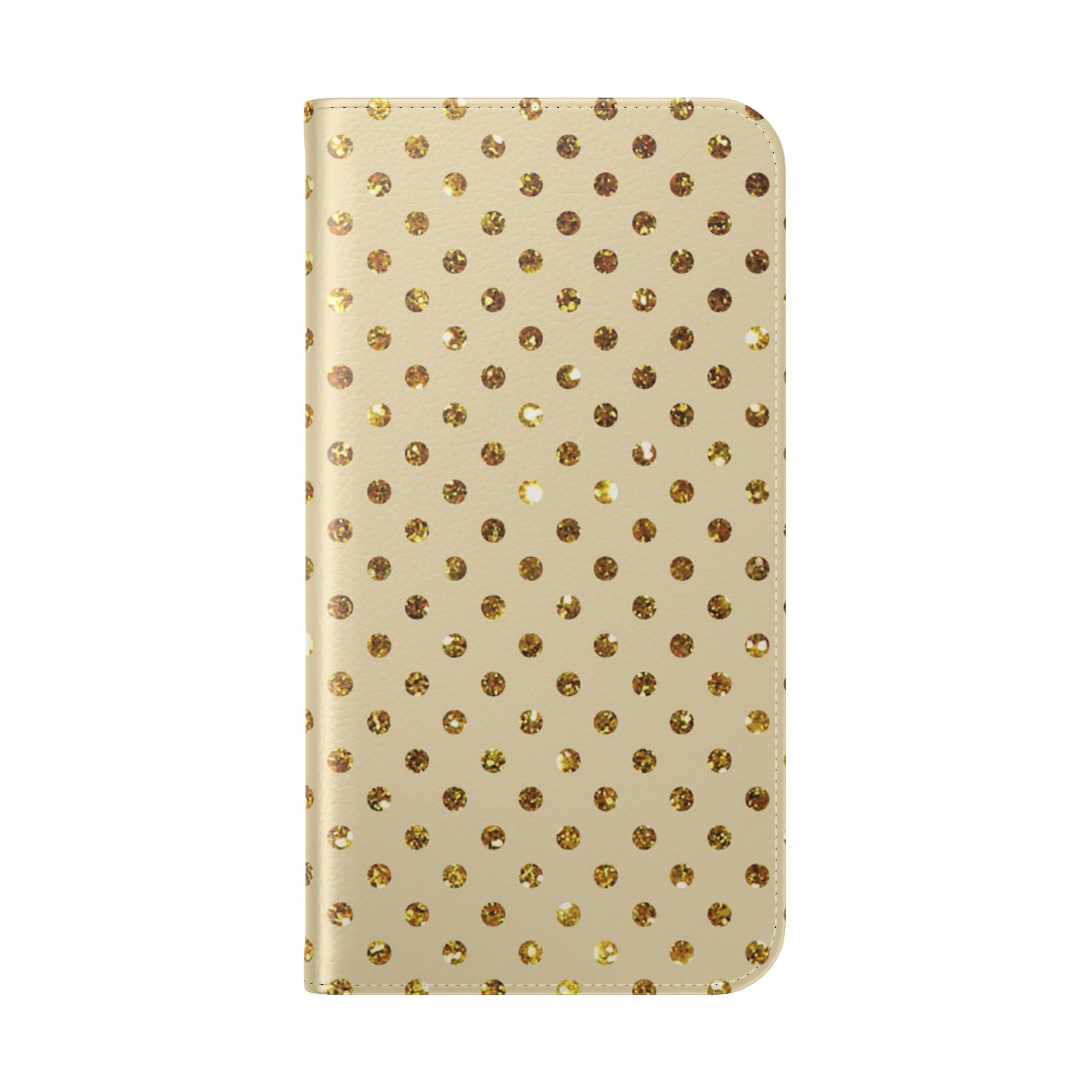 Golden Sparkle - iPhone 16 Plus Case - Portemonnee