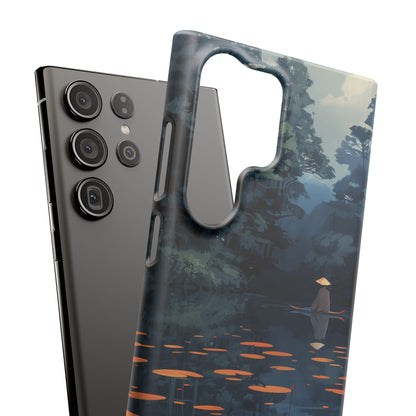 Tranquil Lotus Reflections Samsung S23 - Slim Phone Case