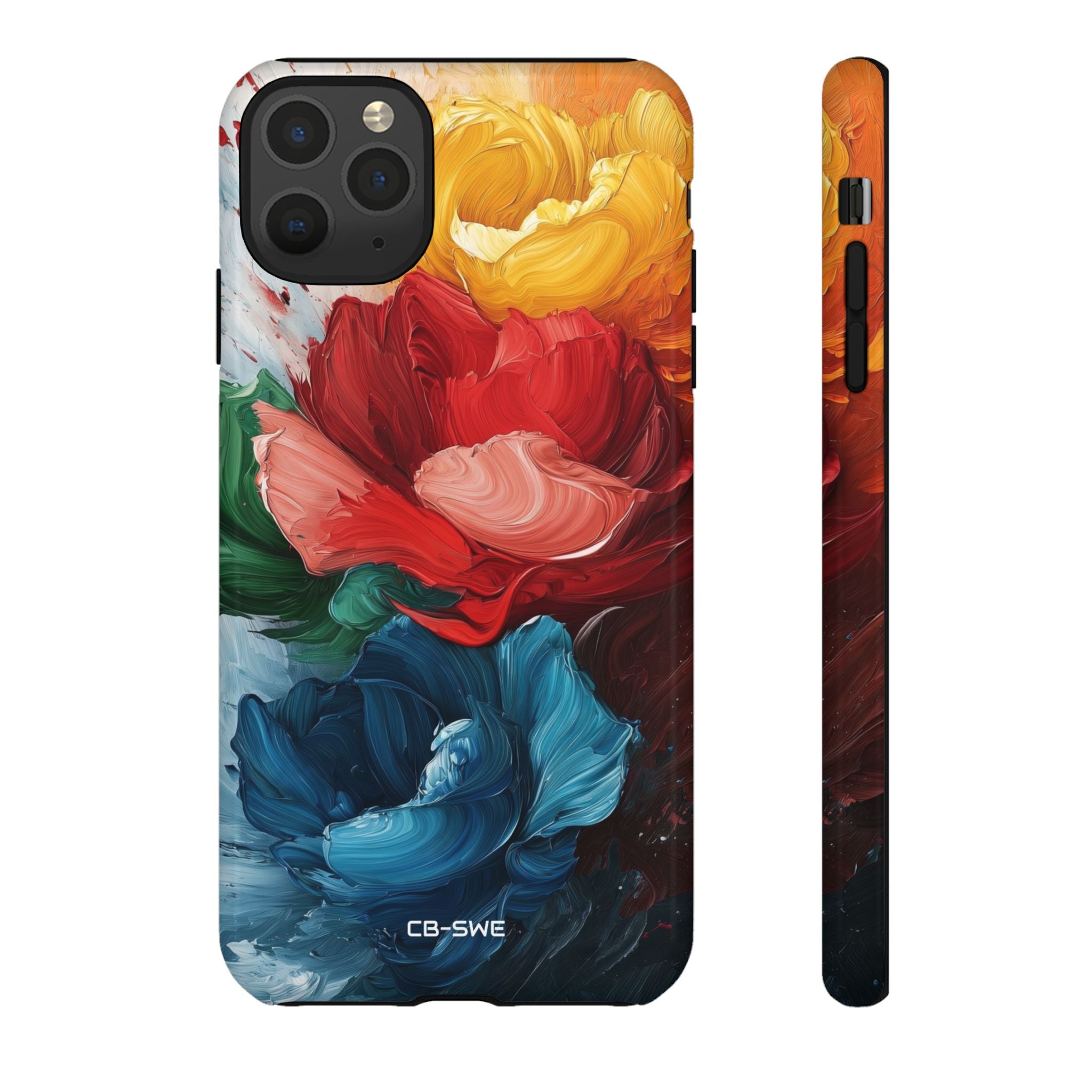 Vibrant Floral Dance - iPhone Case