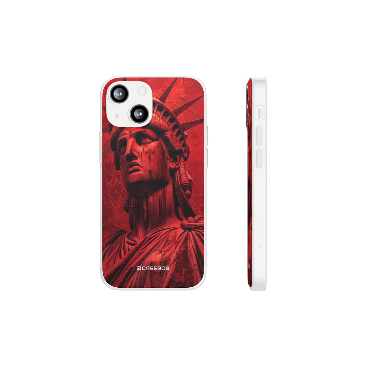 Red Liberty Revolution | Flexible Phone Case for iPhone