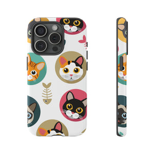 Cats Fishbone - Protective Phone Case