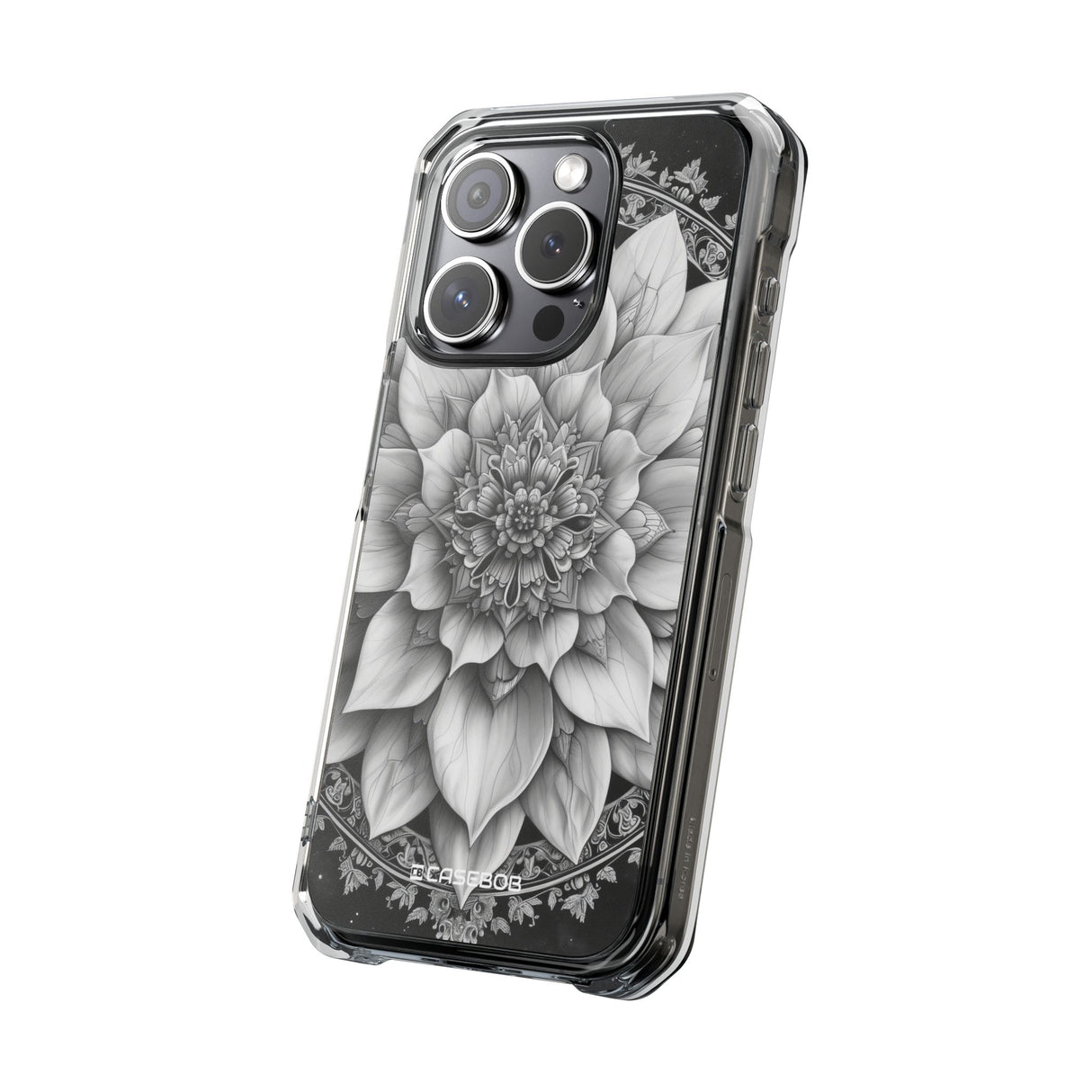 Celestial Mandala Harmony - Phone Case for iPhone (Clear Impact - Magnetic)