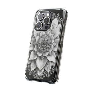 Celestial Mandala Harmony – Handyhülle für iPhone (Clear Impact – Magnetisch) 