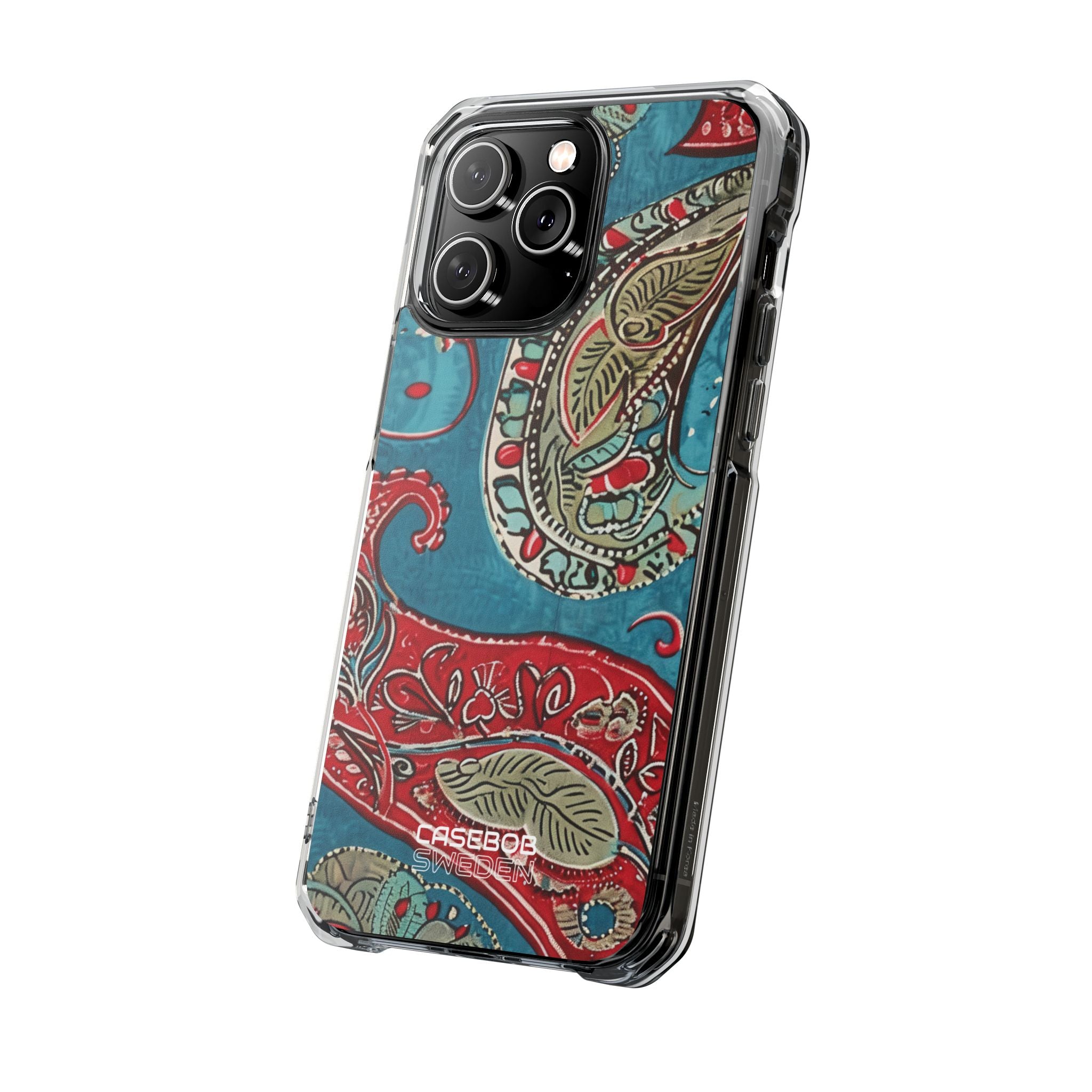 Paisley Floral Fusion iPhone 14 - Impact Clear+