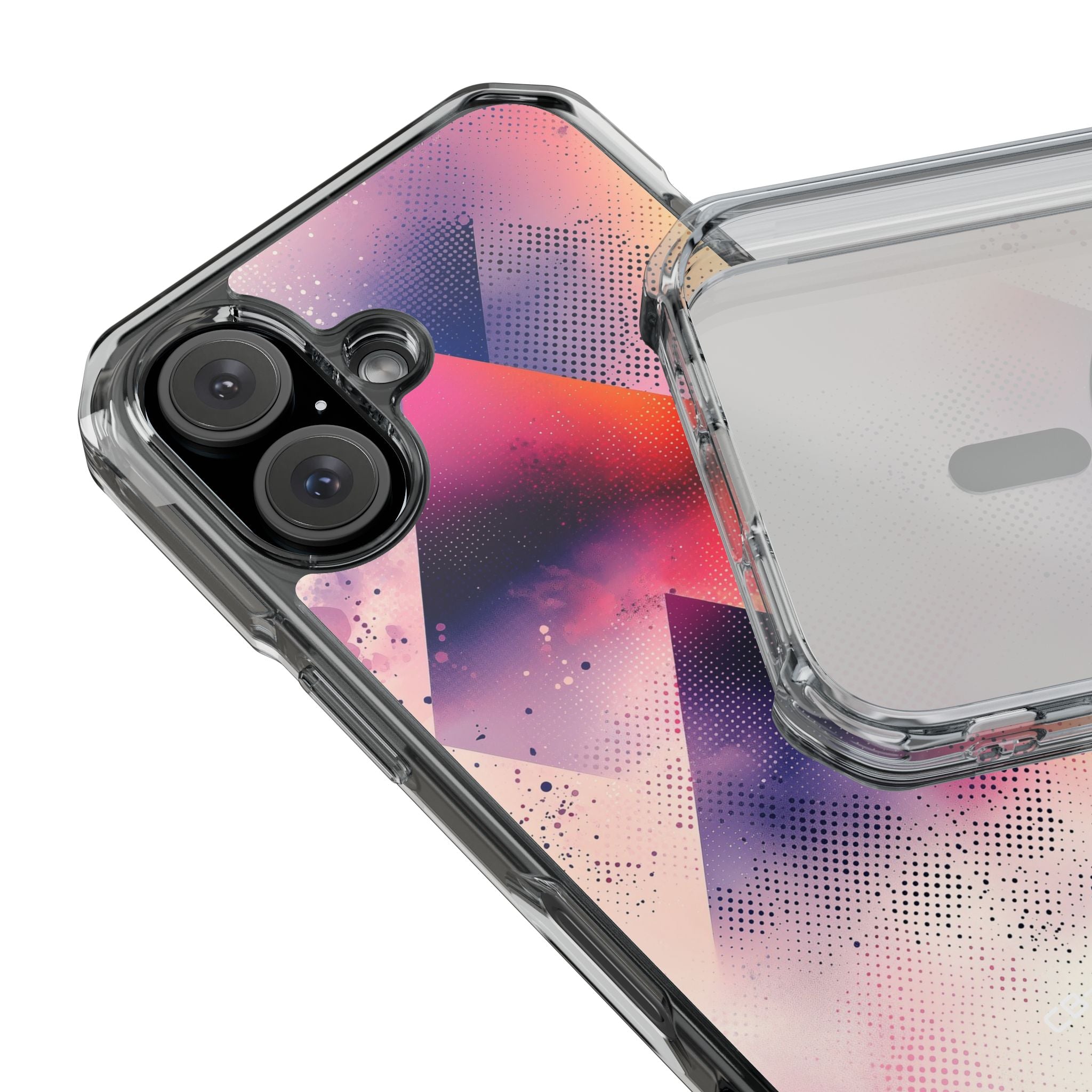 Vivid Triangles Ascend iPhone Case - Impact