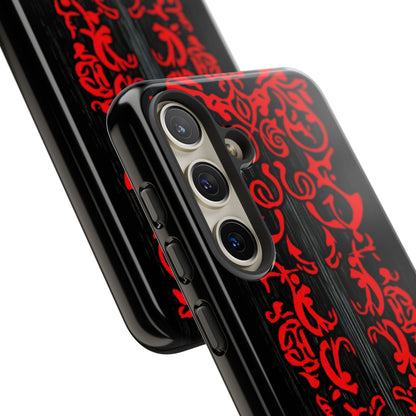 Crimson Spiral Samsung S24 Case - Tough